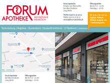 Tablet Screenshot of forum-apotheke.de